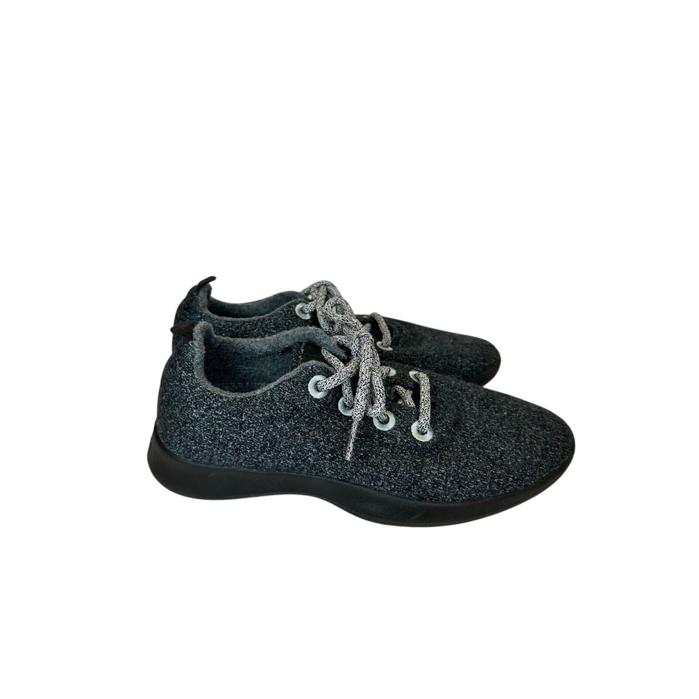 Allbirds Wool Runners Women 8 Dark Gray Merino Wool Sustainable Sneakers